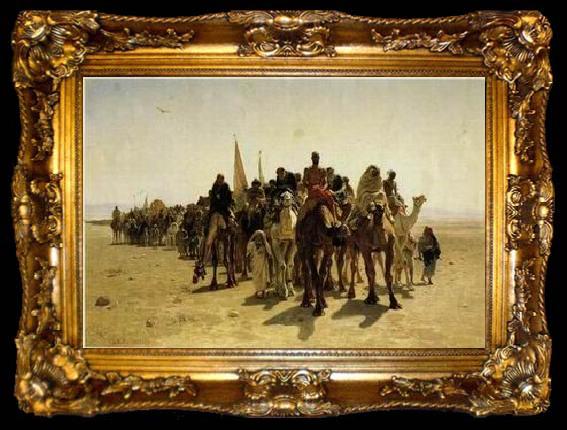 framed  unknow artist Arab or Arabic people and life. Orientalism oil paintings 79, ta009-2
